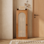 Eco-Friendly Bamboo Multi-Tier Shoe Storage Cabinet, 6-8 | Ridorn-Shoe Storage Cabinets-Ridorn