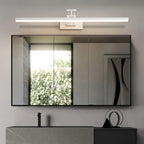 Modern Linear LED Vanity Wall Lamp | Sleek Mirror Front Light | Ridorn