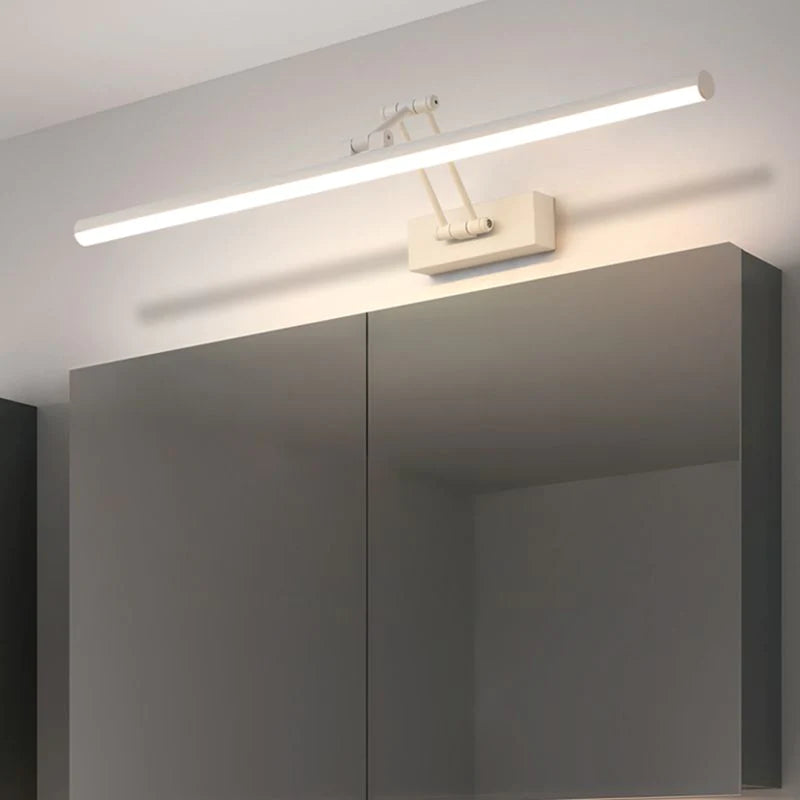 Modern Linear LED Vanity Wall Lamp | Sleek Mirror Front Light | Ridorn