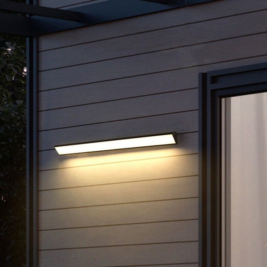 Outdoor Wall Light in Modern Slim Design | Waterproof LED Fixture for Patio & Entrance | Ridorn