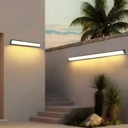 Outdoor Wall Light in Modern Slim Design | Waterproof LED Fixture for Patio & Entrance | Ridorn