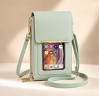 RFID Blocking Phone Bag, Anti-Theft Crossbody Wallet Purse with Shoulder Strap