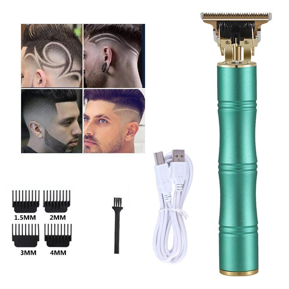 Electric Hair Clipper with T-Blade, Precision Cordless Trimmer for Home Grooming-Ridorn