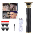 Electric Hair Clipper with T-Blade, Precision Cordless Trimmer for Home Grooming-Ridorn
