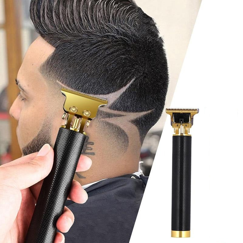 Electric Hair Clipper with T-Blade, Precision Cordless Trimmer for Home Grooming-Ridorn