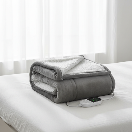 Electric Heated Throw Blanket with 6 Temperature Settings | Ridorn