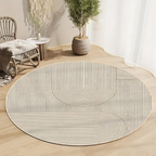 Elegant Anti-Slip Round Rug with Plush Velvet for Home Decor | Ridorn-Rugs-Ridorn