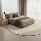 Elegant Anti-Slip Round Rug with Plush Velvet for Home Decor | Ridorn-Rugs-Ridorn