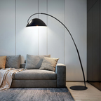 Elegant Curved Floor Lamp | Modern Arched Standing Light | Ridorn-Lamps-Ridorn