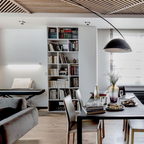 Elegant Curved Floor Lamp | Modern Arched Standing Light | Ridorn-Lamps-Ridorn