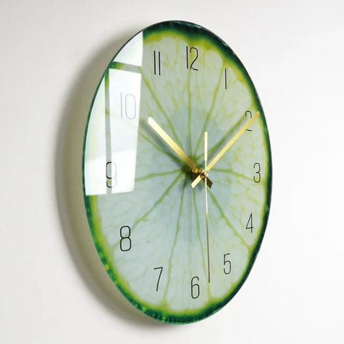 Elegant Large Glass Wall Clock for Home and Office Decor | Ridorn-Clocks-Ridorn
