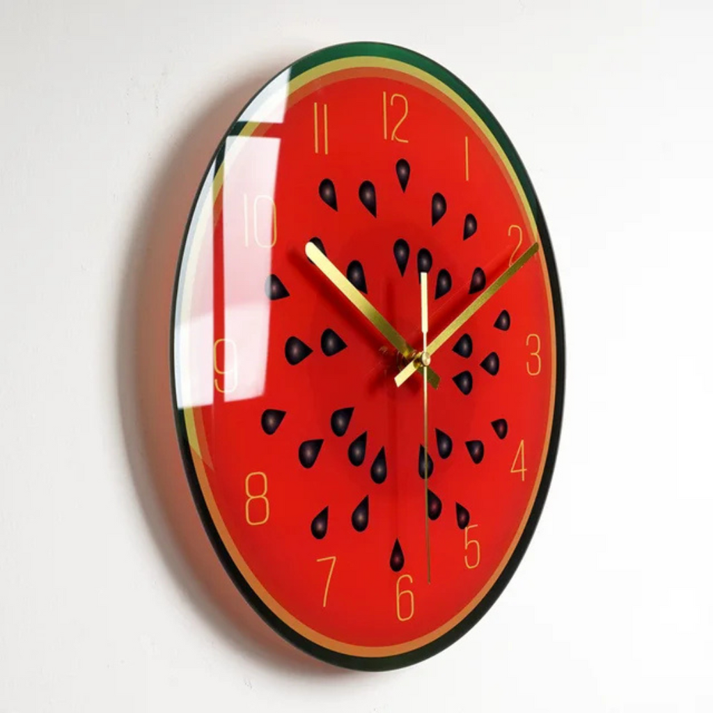 Elegant Large Glass Wall Clock for Home and Office Decor | Ridorn-Clocks-Ridorn
