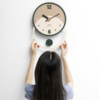 Elegant Nordic Minimalist Wall Clock for Home Decor | Ridorn-Clocks-Ridorn