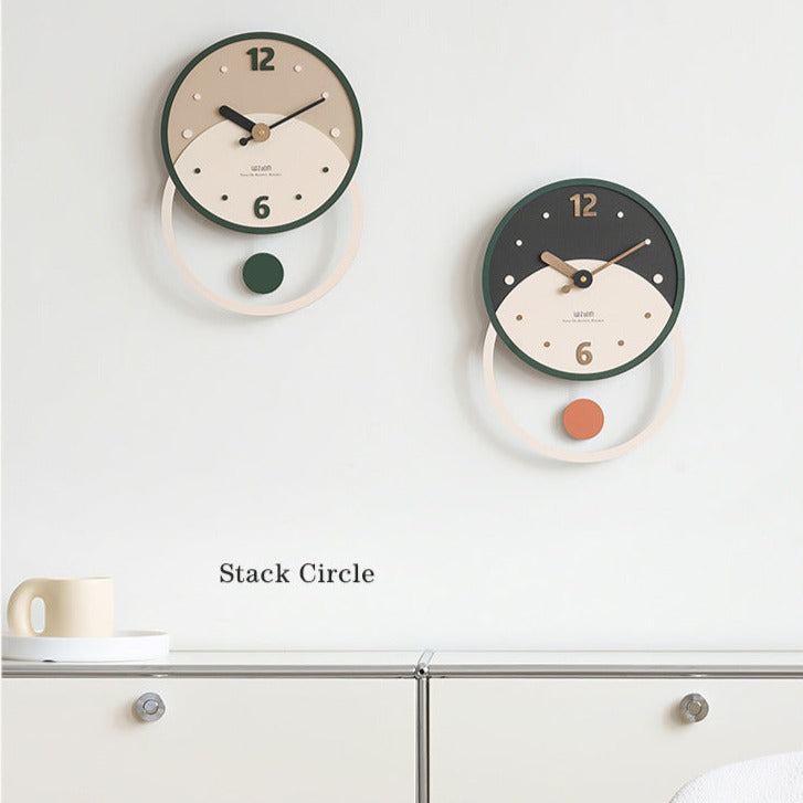 Elegant Nordic Minimalist Wall Clock for Home Decor | Ridorn-Clocks-Ridorn