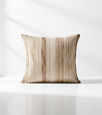 Upholstery fabric soft shimmer vertical lines studio view