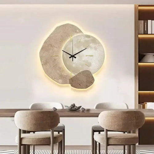 Elegant Wooden Clock with Unique Design - 35 cm Diameter | Ridorn-Clocks-Ridorn