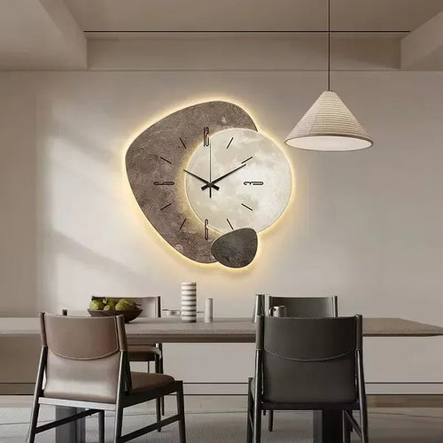 Elegant Wooden Clock with Unique Design - 35 cm Diameter | Ridorn-Clocks-Ridorn