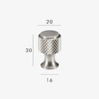 Elisse Diamond-cut Knurled Knobs-handles and knobs-Ridorn