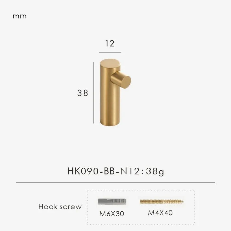 Elowenino Single Hooks-handles and knobs-Ridorn