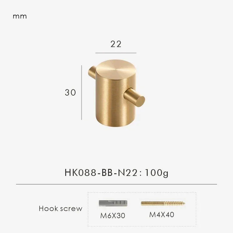 Elowenino Single Hooks-handles and knobs-Ridorn