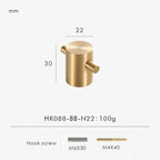 Elowenino Single Hooks-handles and knobs-Ridorn