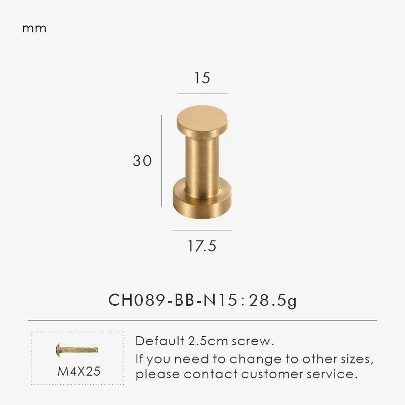 Elowenino Single Hooks-handles and knobs-Ridorn