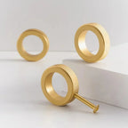 Emia Knurled Ring Cabinet Knobs-handles and knobs-Ridorn