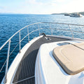 EVA Boat Flooring Sheet, Self-Adhesive Teak Look Marine Deck Pad, Non-Slip-Ridorn