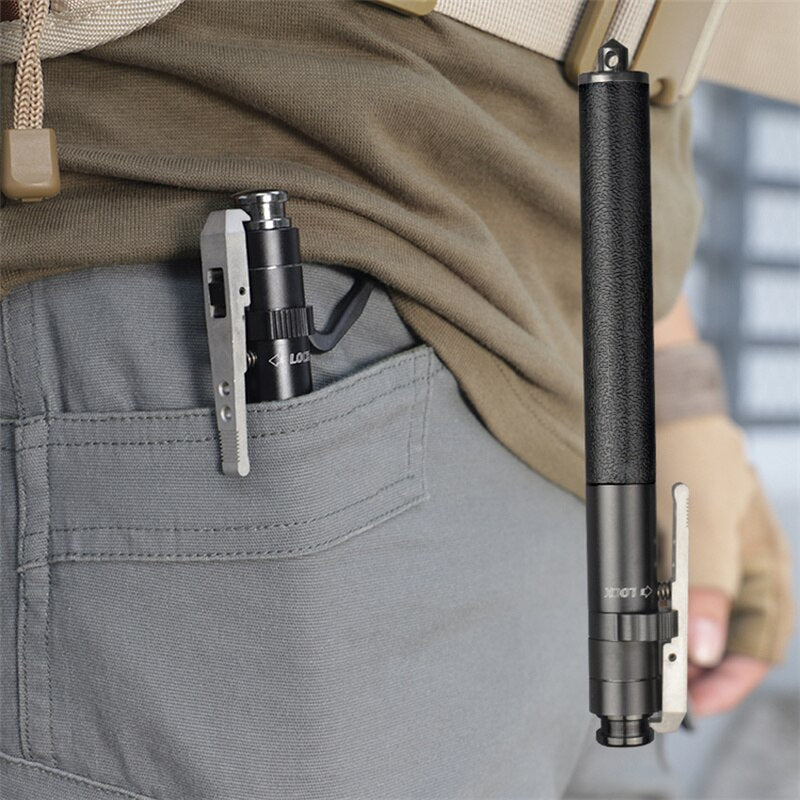 Extendable Walking Support Stick, Steel Telescopic Safety Cane for Everyday Use-Ridorn