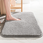 Extra Thick Microfiber Bath Mat, Soft Non-Slip Absorbent Bathroom Rug-Ridorn