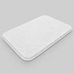 Extra Thick Microfiber Bath Mat, Soft Non-Slip Absorbent Bathroom Rug