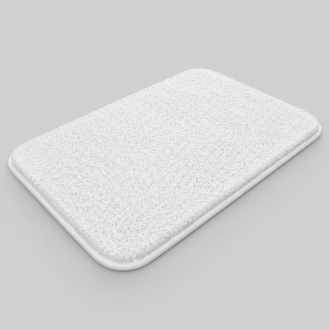 Extra Thick Microfiber Bath Mat, Soft Non-Slip Absorbent Bathroom Rug