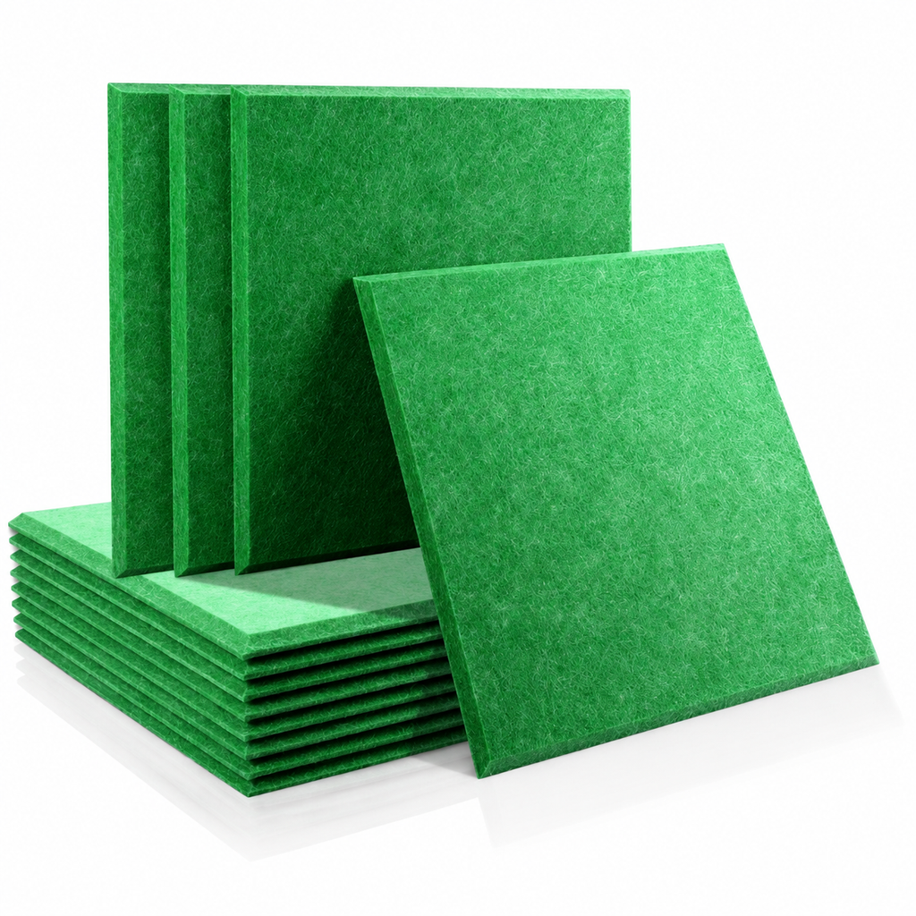 Acoustic Soundproofing Panels, Eco-Friendly Sound Insulation Tiles for Studio, Office & Home