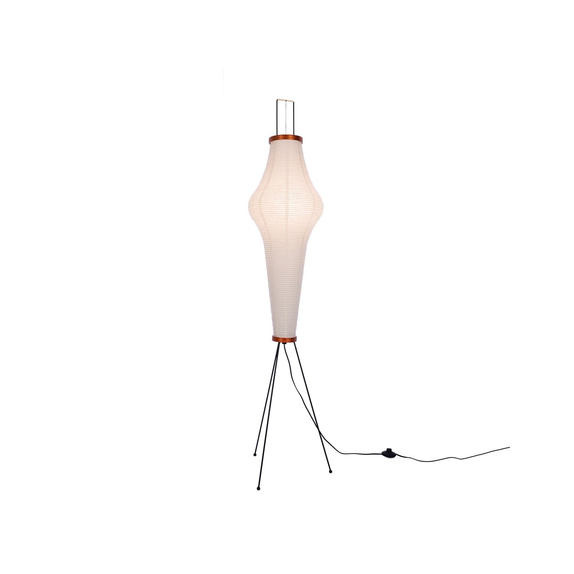 Floor Lamp | Tripod Lighting Fixture with Paper Shade | Ridorn-Floor lamp-Ridorn