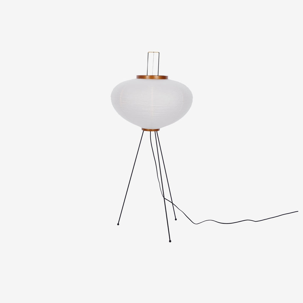 Floor Lamp | Tripod Lighting Fixture with Paper Shade | Ridorn-Floor lamp-Ridorn
