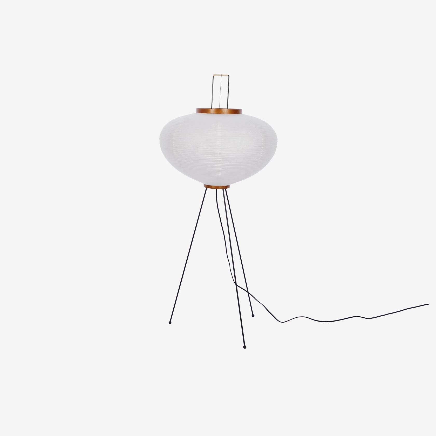 Floor Lamp | Tripod Lighting Fixture with Paper Shade | Ridorn-Floor lamp-Ridorn