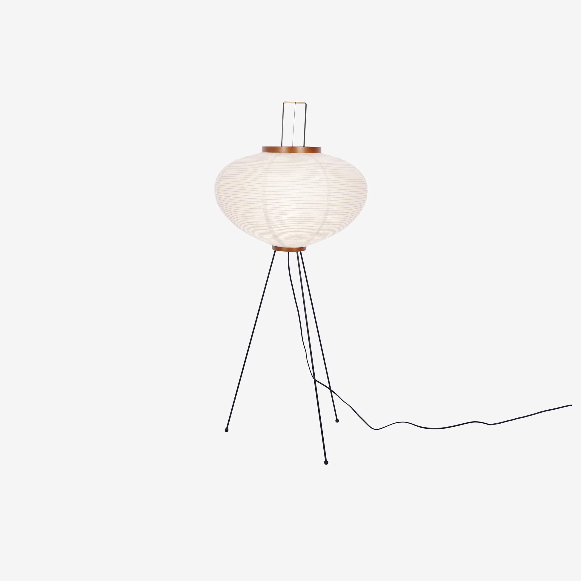 Floor Lamp | Tripod Lighting Fixture with Paper Shade | Ridorn-Floor lamp-Ridorn