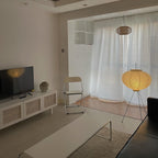 Floor Lamp | Tripod Lighting Fixture with Paper Shade | Ridorn-Floor lamp-Ridorn