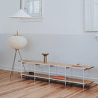 Floor Lamp | Tripod Lighting Fixture with Paper Shade | Ridorn-Floor lamp-Ridorn