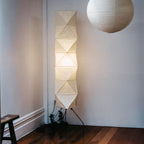 Floor Lamp | Tripod Lighting Fixture with Paper Shade | Ridorn-Floor lamp-Ridorn