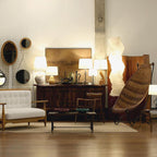 Floor Lamp | Tripod Lighting Fixture with Paper Shade | Ridorn-Floor lamp-Ridorn