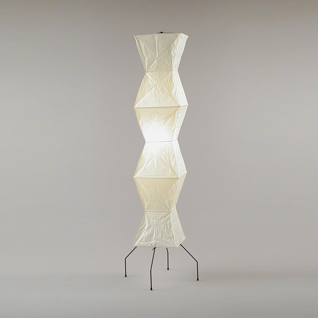 Floor Lamp | Tripod Lighting Fixture with Paper Shade | Ridorn-Floor lamp-Ridorn
