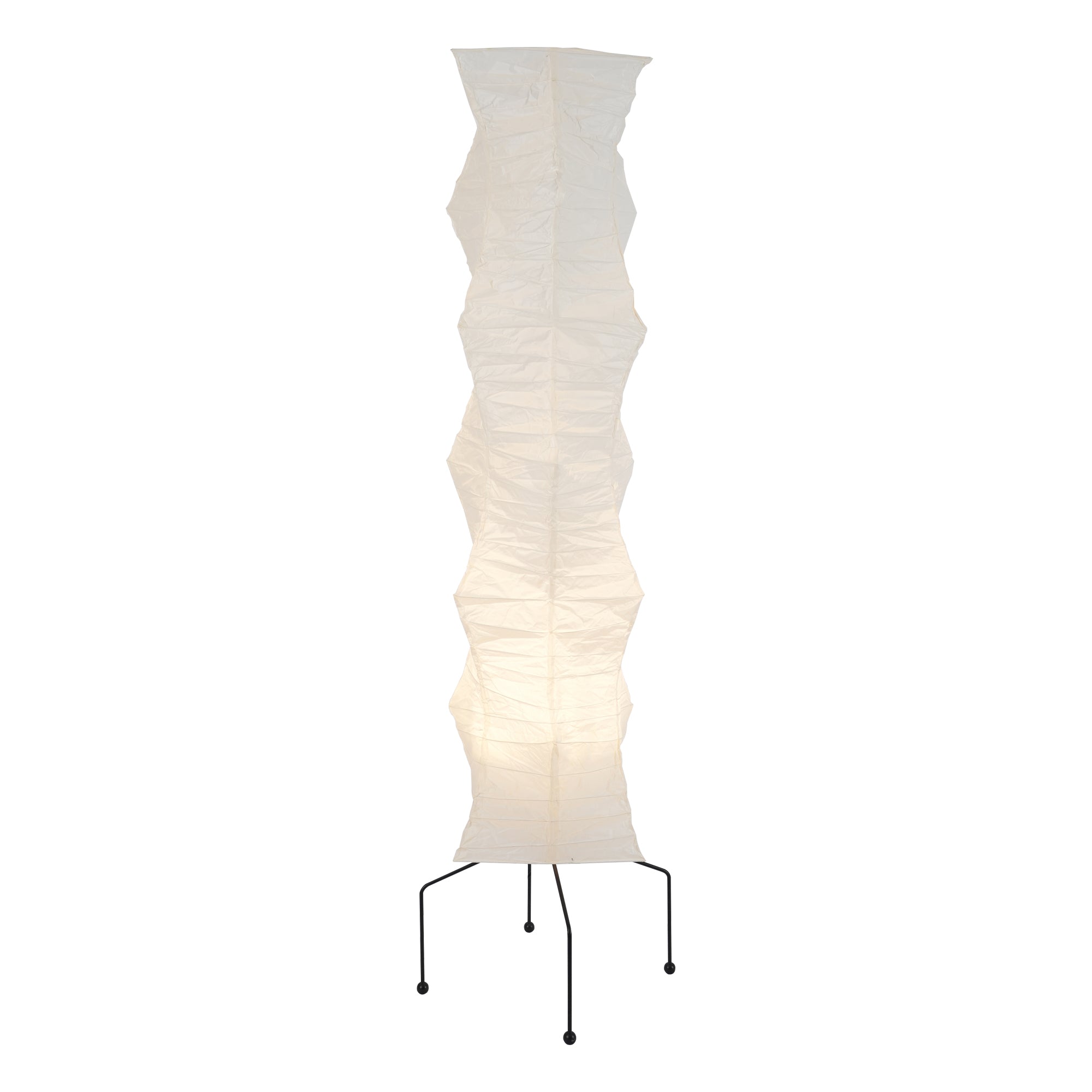 Floor Lamp | Tripod Lighting Fixture with Paper Shade | Ridorn-Floor lamp-Ridorn