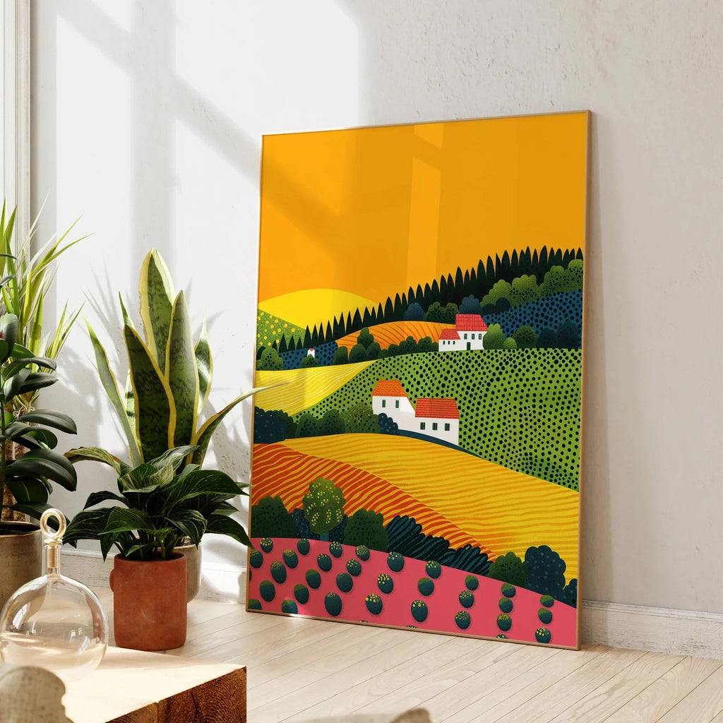Floron Nature Landscape Canvas Print-Wall Art-Ridorn