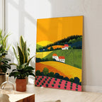 Floron Nature Landscape Canvas Print-Wall Art-Ridorn