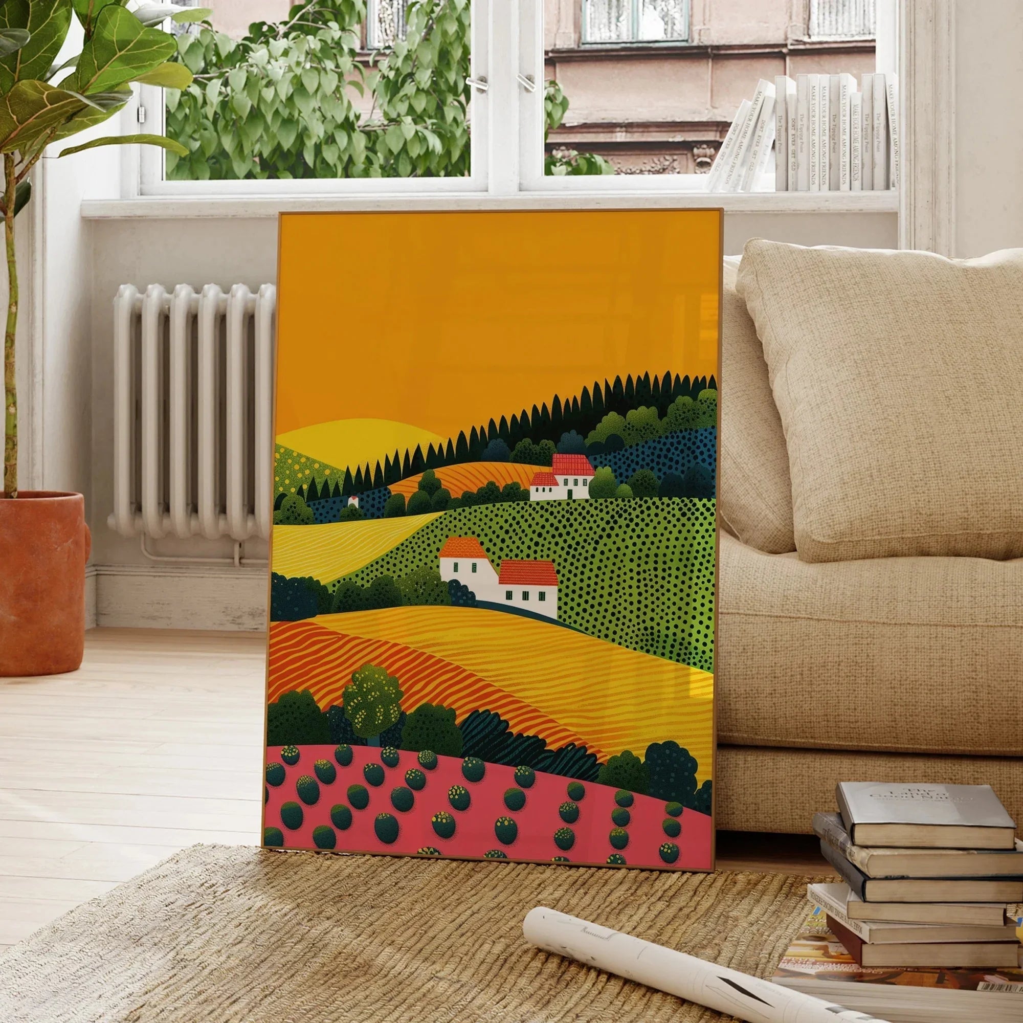 Floron Nature Landscape Canvas Print-Wall Art-Ridorn