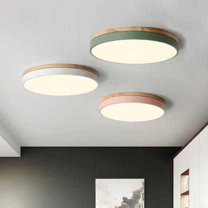 Modern Round Flush-Mount Ceiling Light for Stylish Spaces | Ridorn