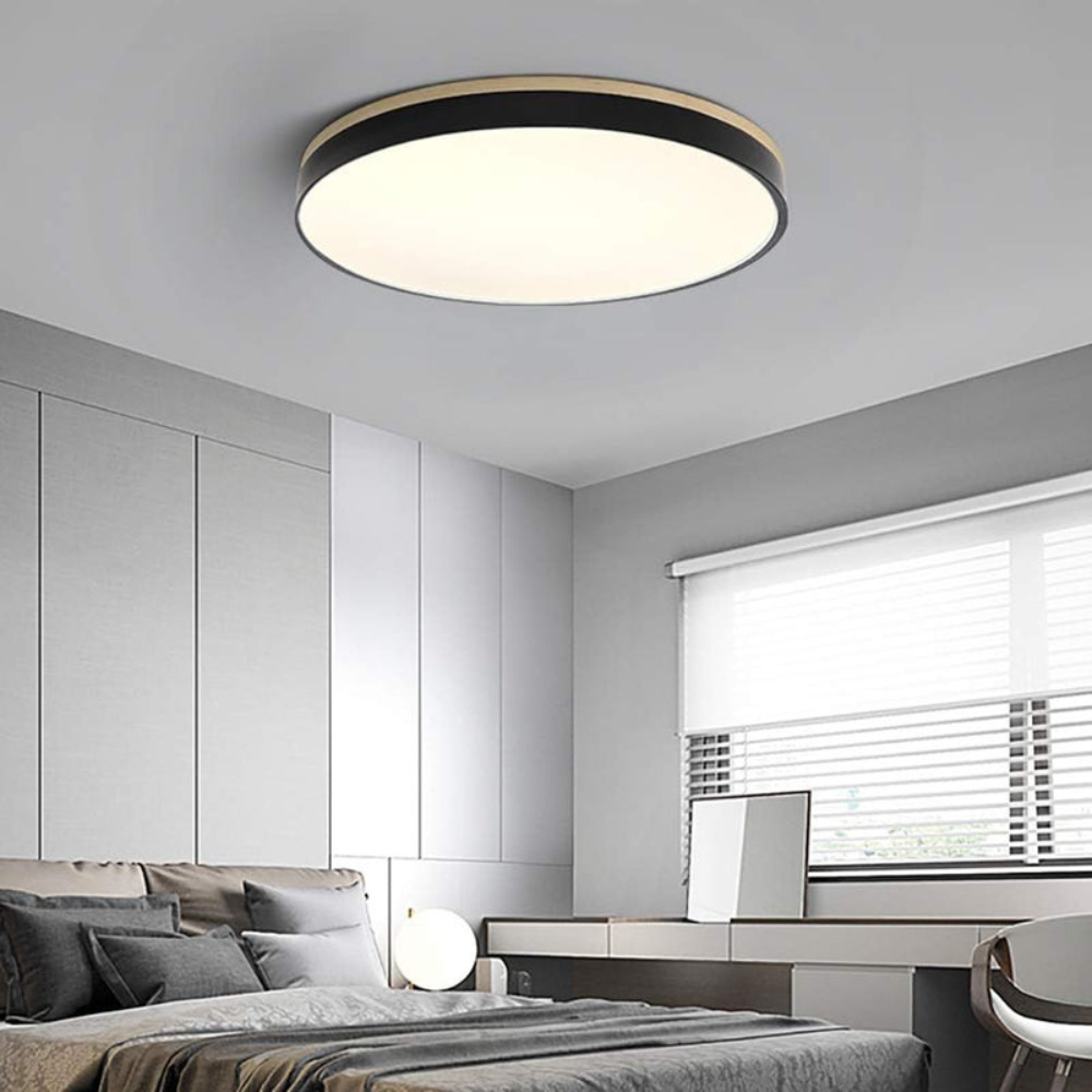 Modern Round Flush-Mount Ceiling Light for Stylish Spaces | Ridorn