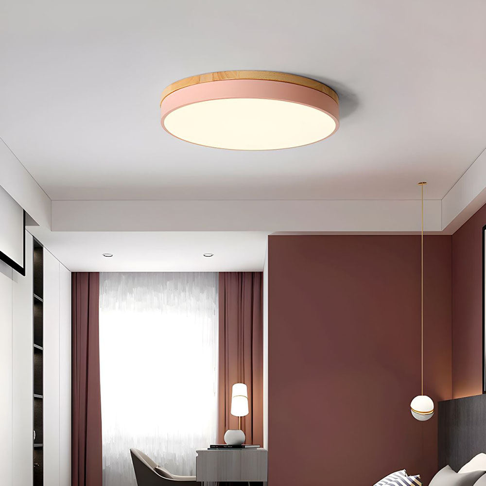 Modern Round Flush-Mount Ceiling Light for Stylish Spaces | Ridorn