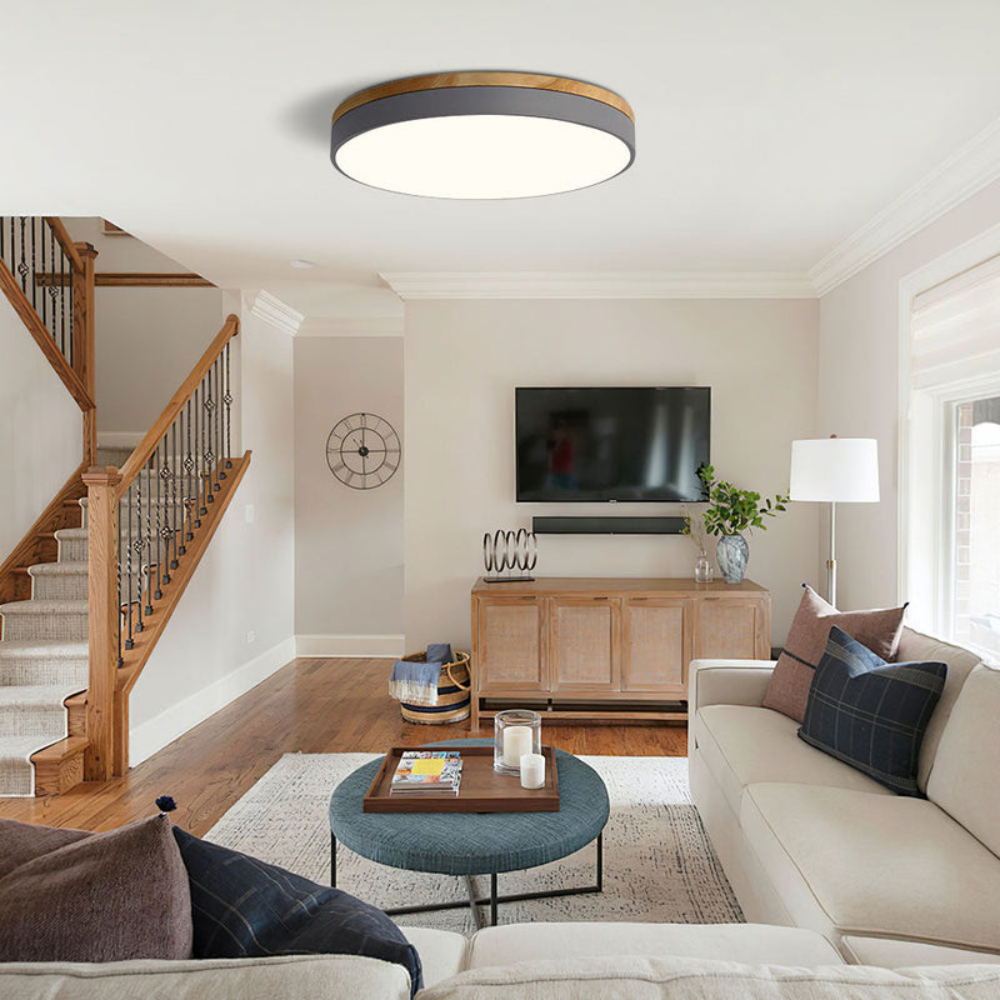 Modern Round Flush-Mount Ceiling Light for Stylish Spaces | Ridorn